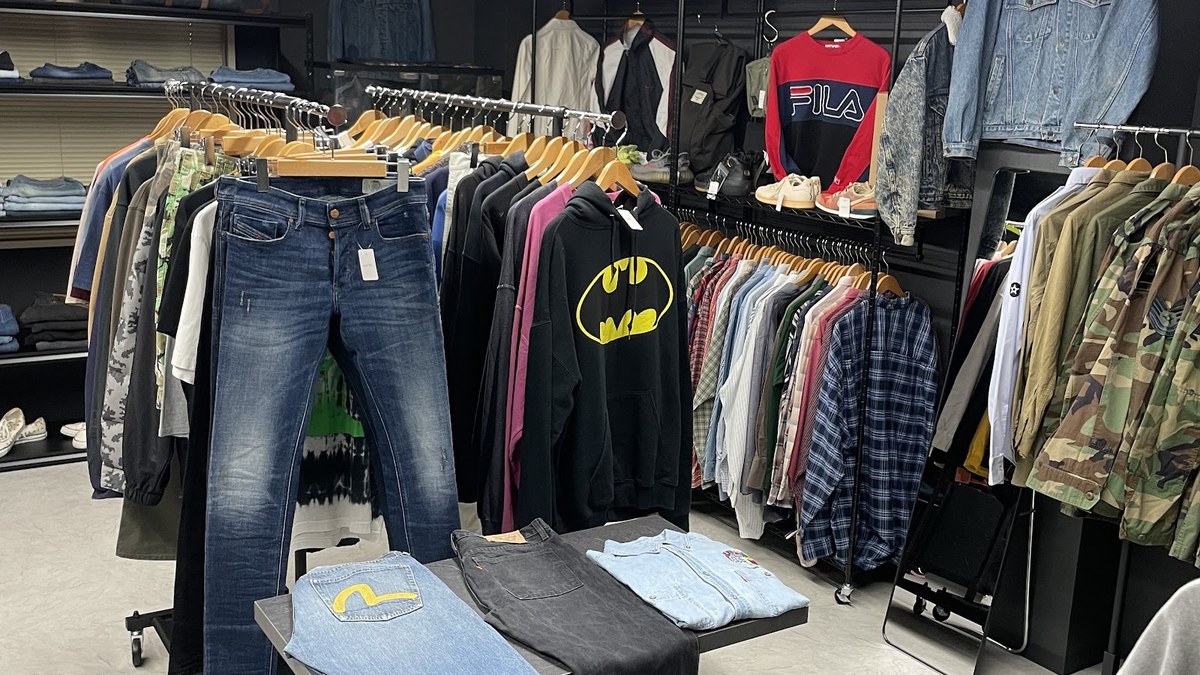古着屋 unfold｜店舗の様子