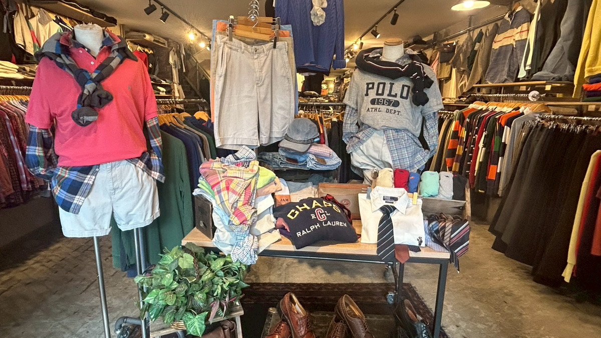 古着屋JAM VINTAGE＆SELECT 京都四条店｜店舗の様子