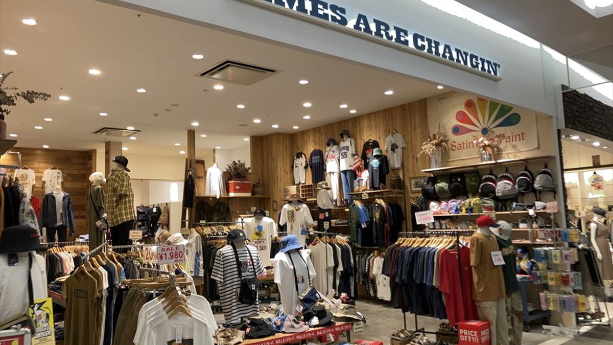 Times Are Changin' 前橋店（けやきウォーク前橋内）｜店舗の様子