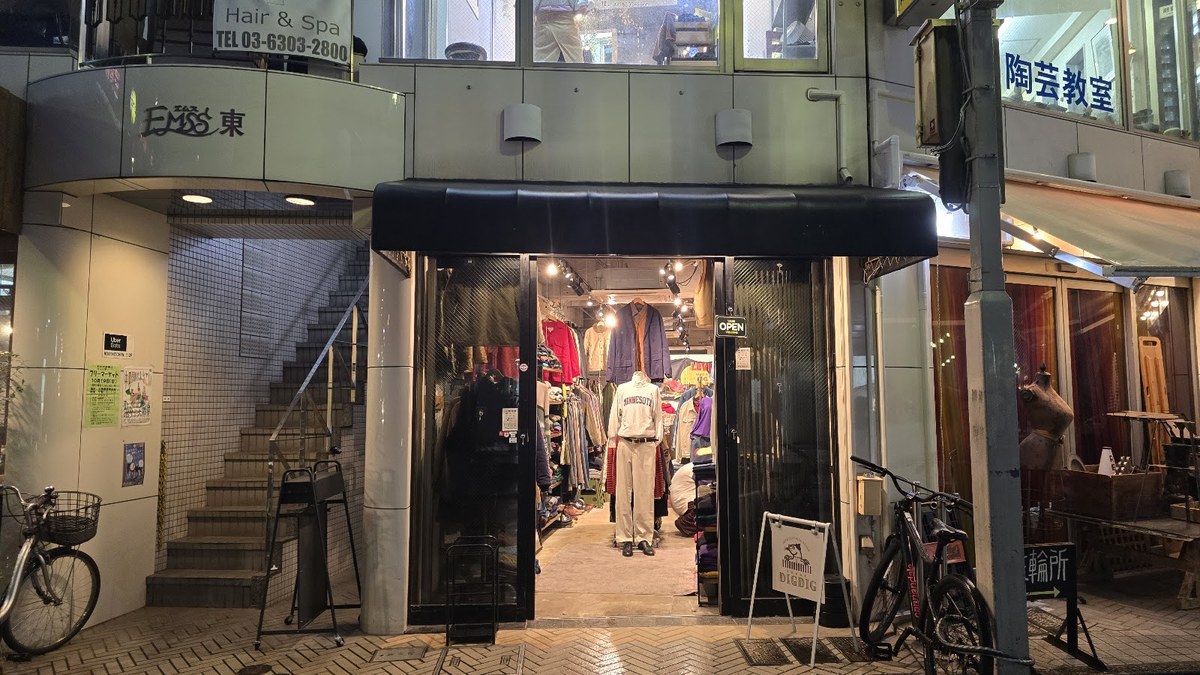 古着屋DIGDIG｜店舗の様子