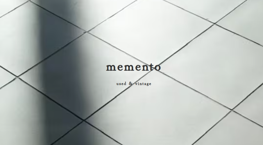 used&clothing memento｜初心者も入りやすい千葉中央のセレクト店